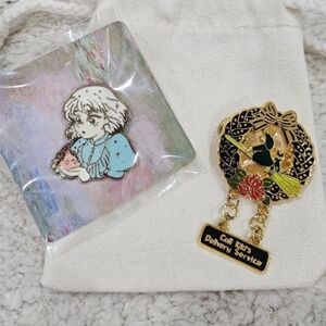 Howls Moving Castle/ Kikis Delivery Service Pins